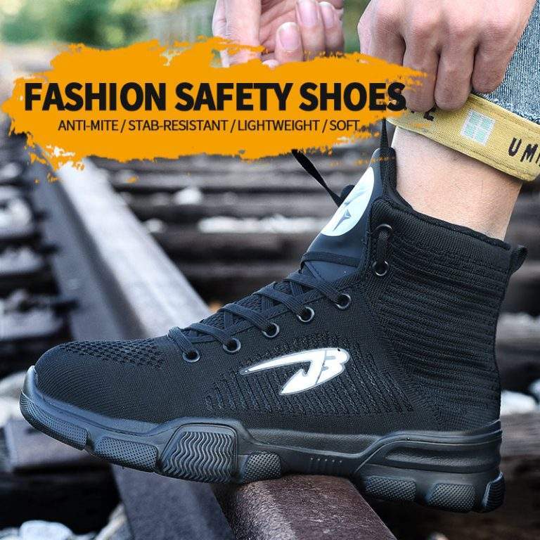 Skyscraper Steel Toe Shoes Safety Work Boots – Royaluckshoes