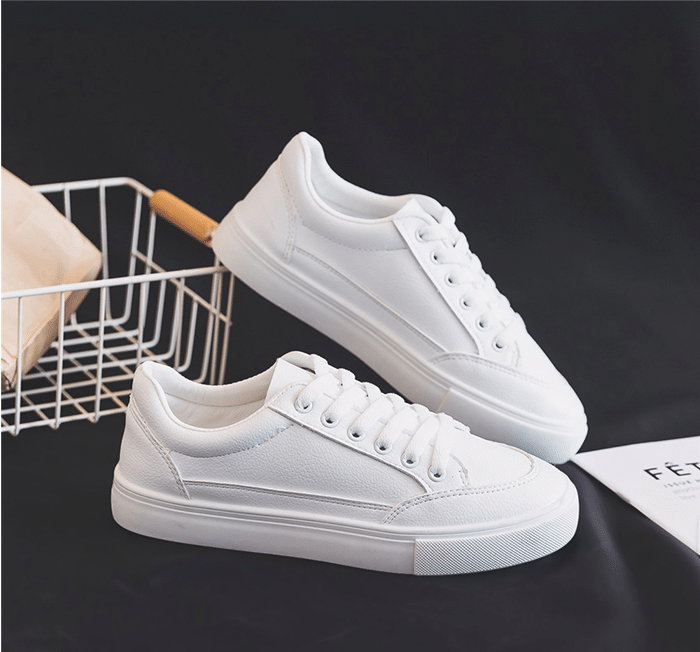 Modern Women White Sneaker Casual Comfortable Shoes – Royaluckshoes