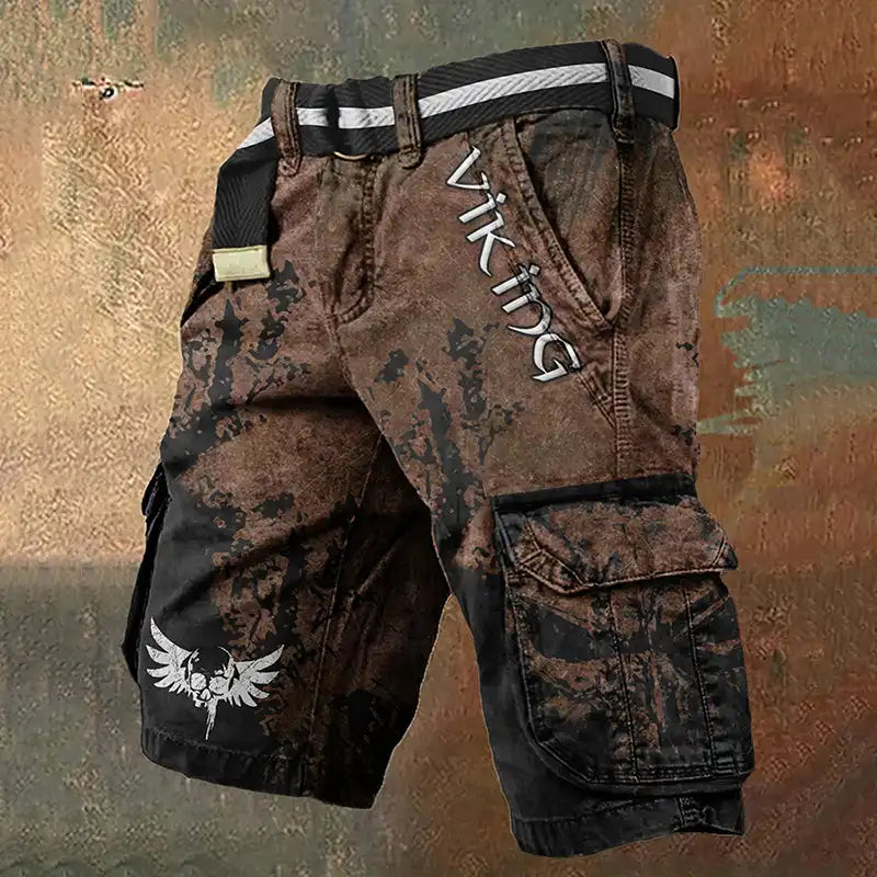 Viking_Warrior_Printed_Cargo_Shorts_Men_s_Casual_Sports_Pants_4