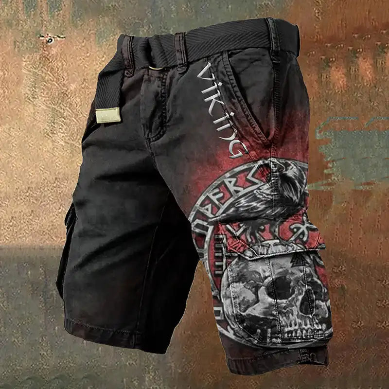Viking_Warrior_Printed_Cargo_Shorts_Men_s_Casual_Sports_Pants_8